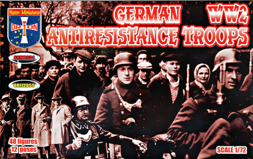 German antiresistance troops. WW2