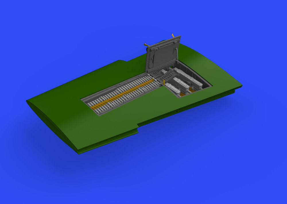 P-51D gun bays for Eduard