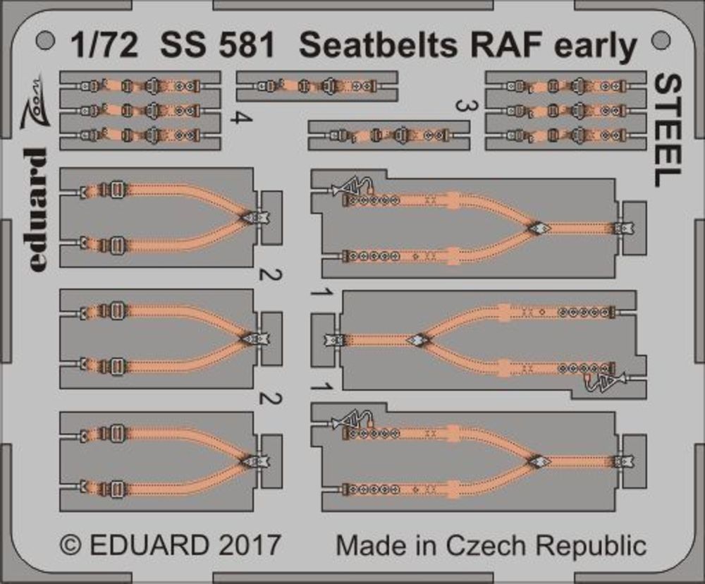 Seatbelts RAF early STEEL