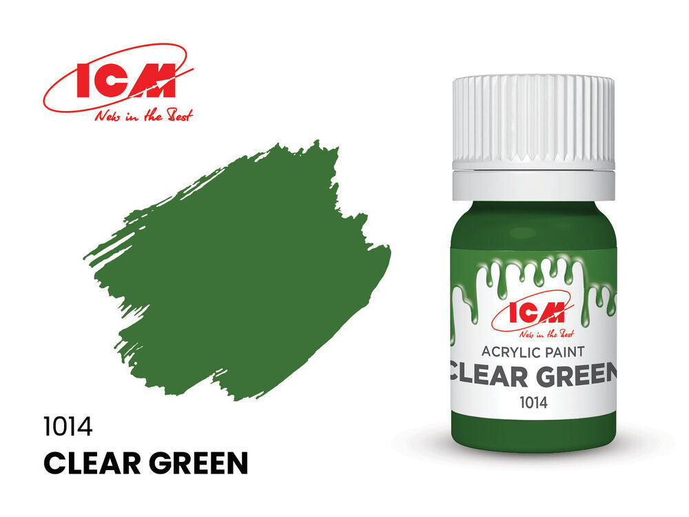 CLEAR COLORS Clear Green bottle 12 ml