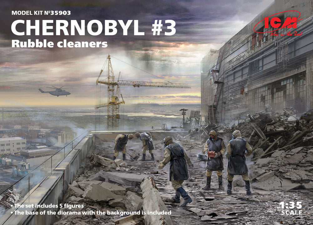 Chernobyl3. Rubble cleaners (5 figures)