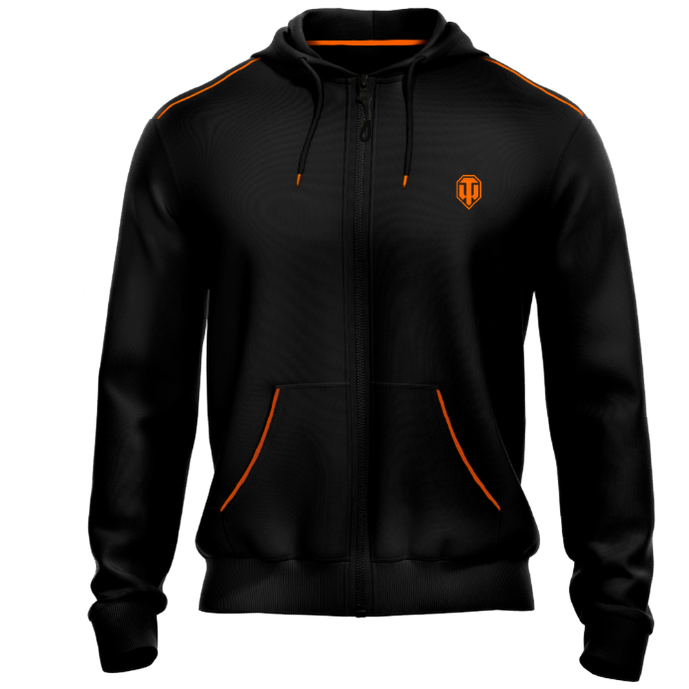 World of Tanks Zip hoodie base black, S
