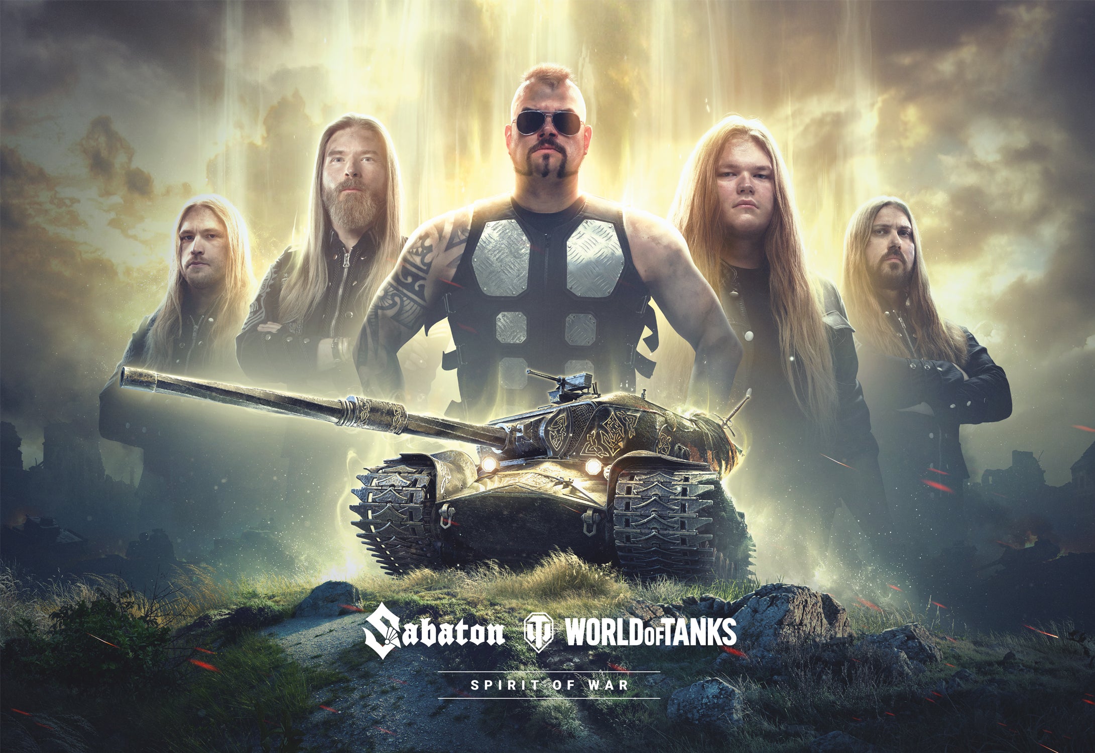 World of Tanks Sabaton - Band Puzzle Limited Edition, 1000 pcs