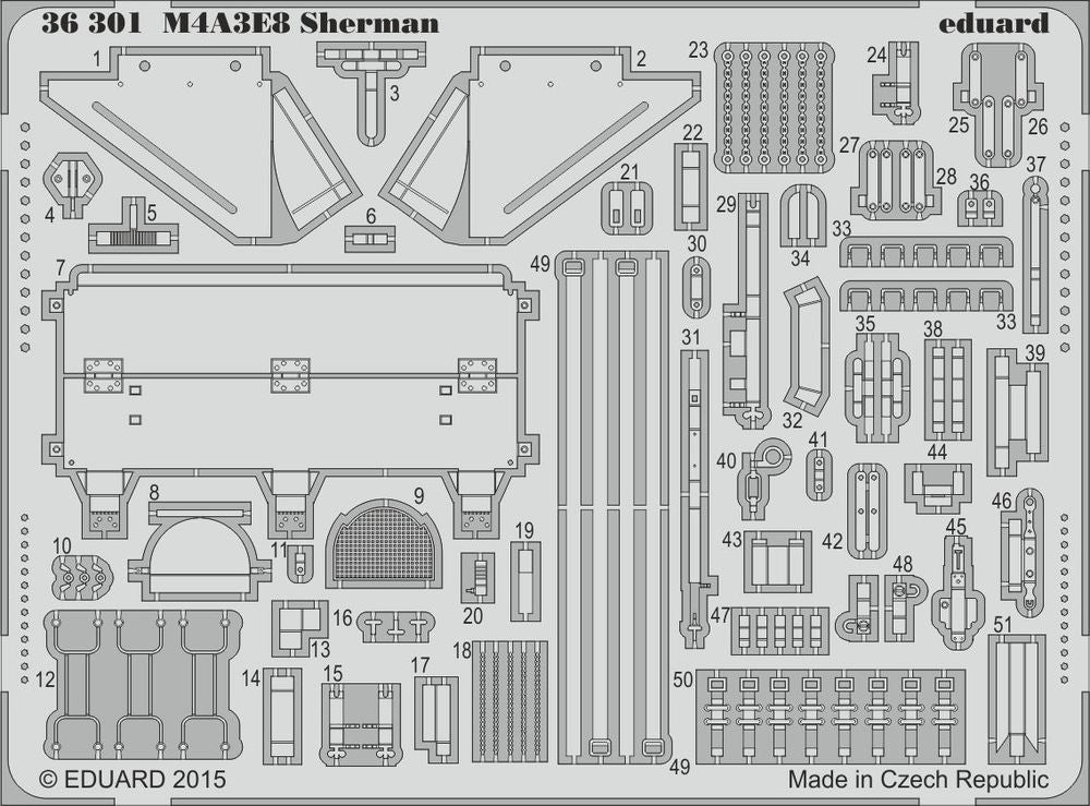 M4A3E8 Sherman for Tamiya