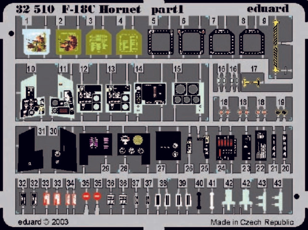 F-18C interior f��r Academy Bausatz