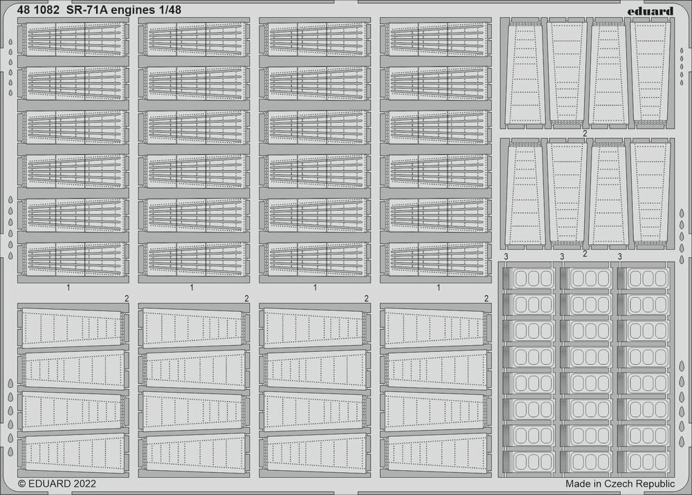 SR-71A engines for REVELL