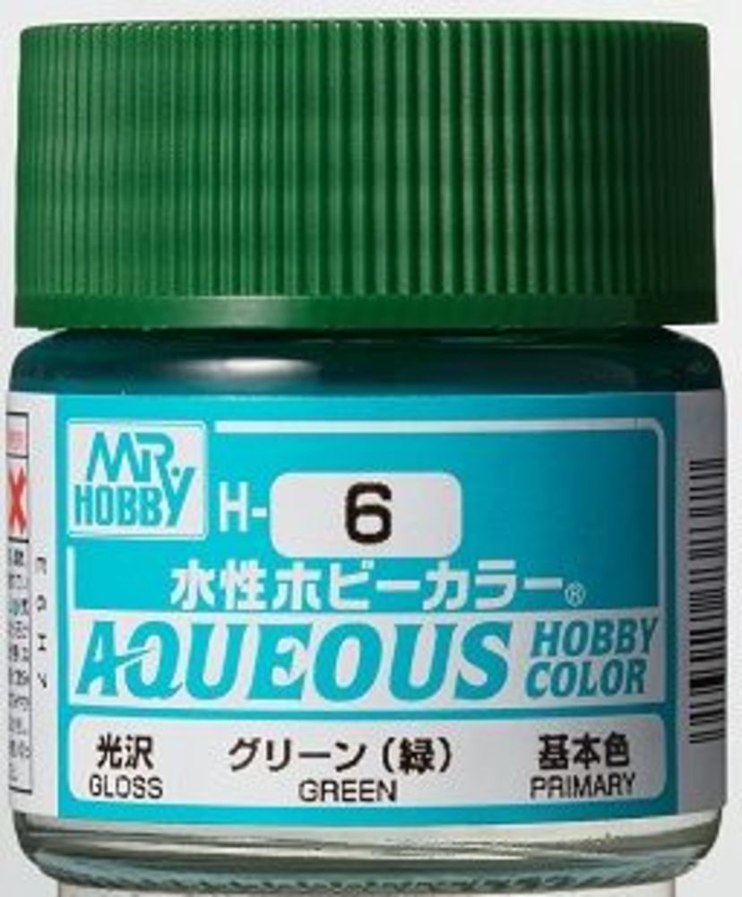 Mr Hobby -Gunze Aqueous Hobby Colors (10 ml) Green