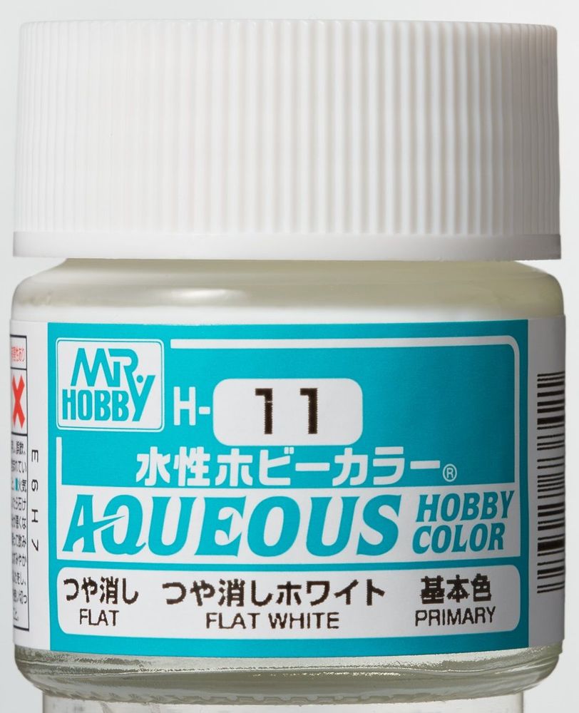 Mr Hobby -Gunze Aqueous Hobby Colors (10 ml) Flat White