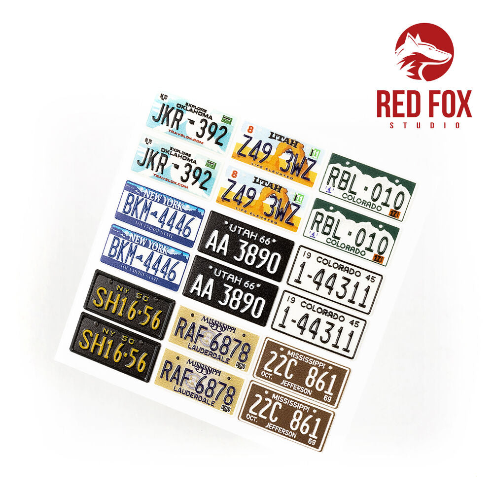 1/24 USA License plates  vol.02