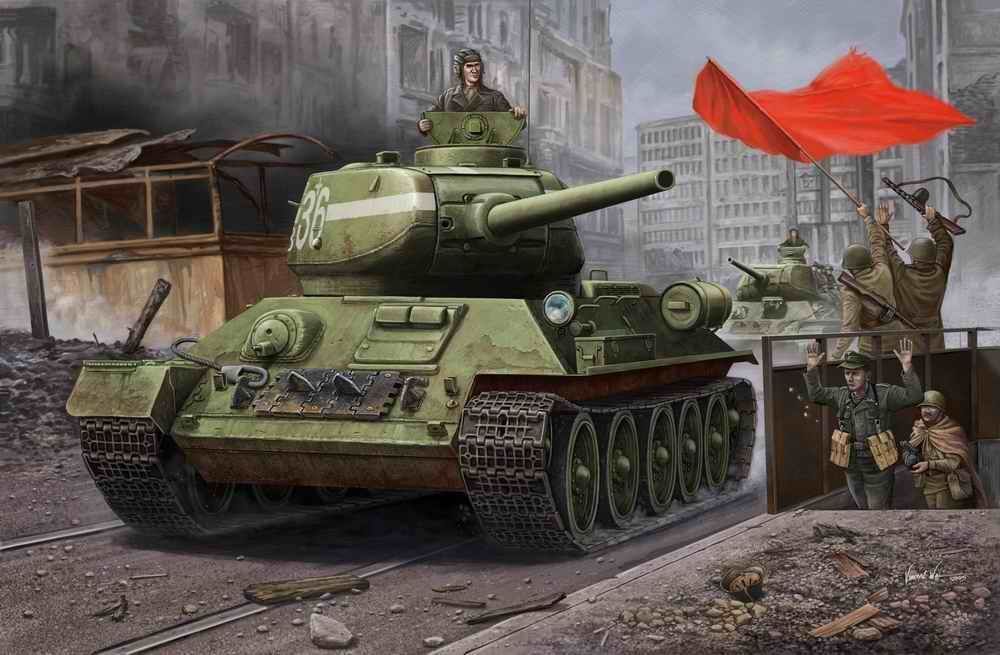 RussianT-34/85(1944 angle-jointed turret) tank