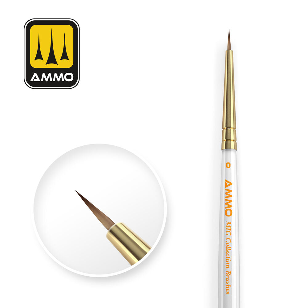 AMMO MIG Collection Brushes Conical ��0