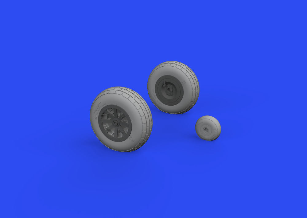 P-40E wheels for Trumpeter