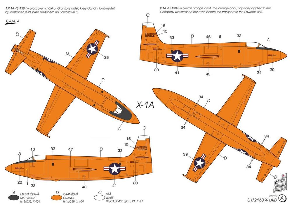 X-1A/D Second Generation