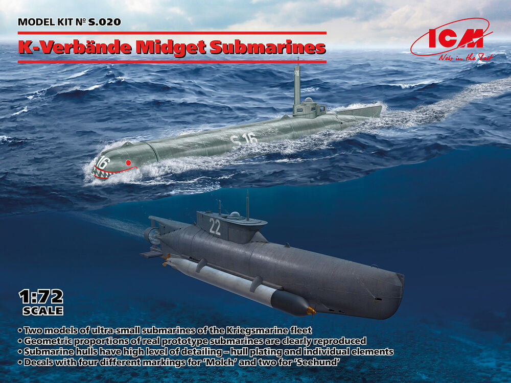 K-Verb��nde Midget Submarines ('Seehund' and 'Molch')