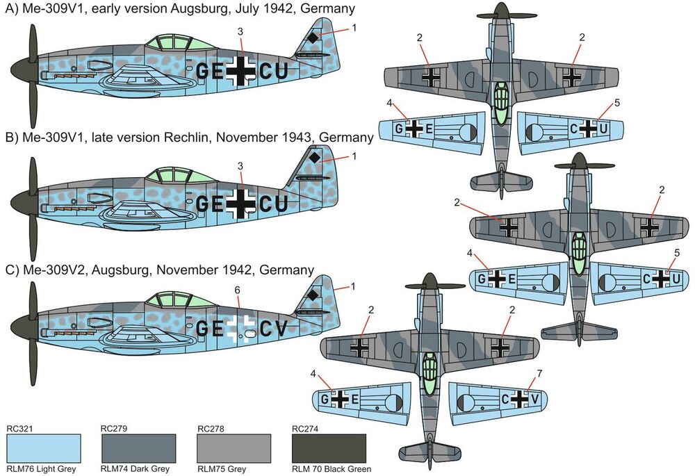 Me-309 V1/V2