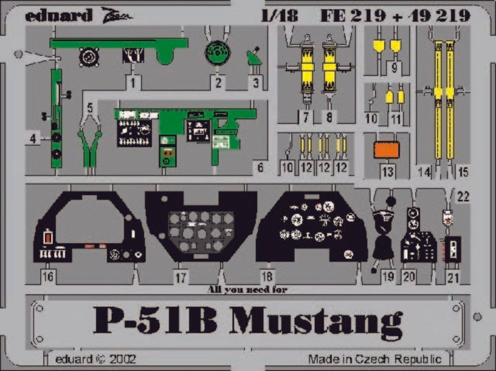 P-51B Mustang f��r Tamiya Bausatz