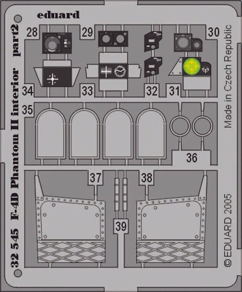 F-4D Phantom II interior f��r Tamiya Bausatz