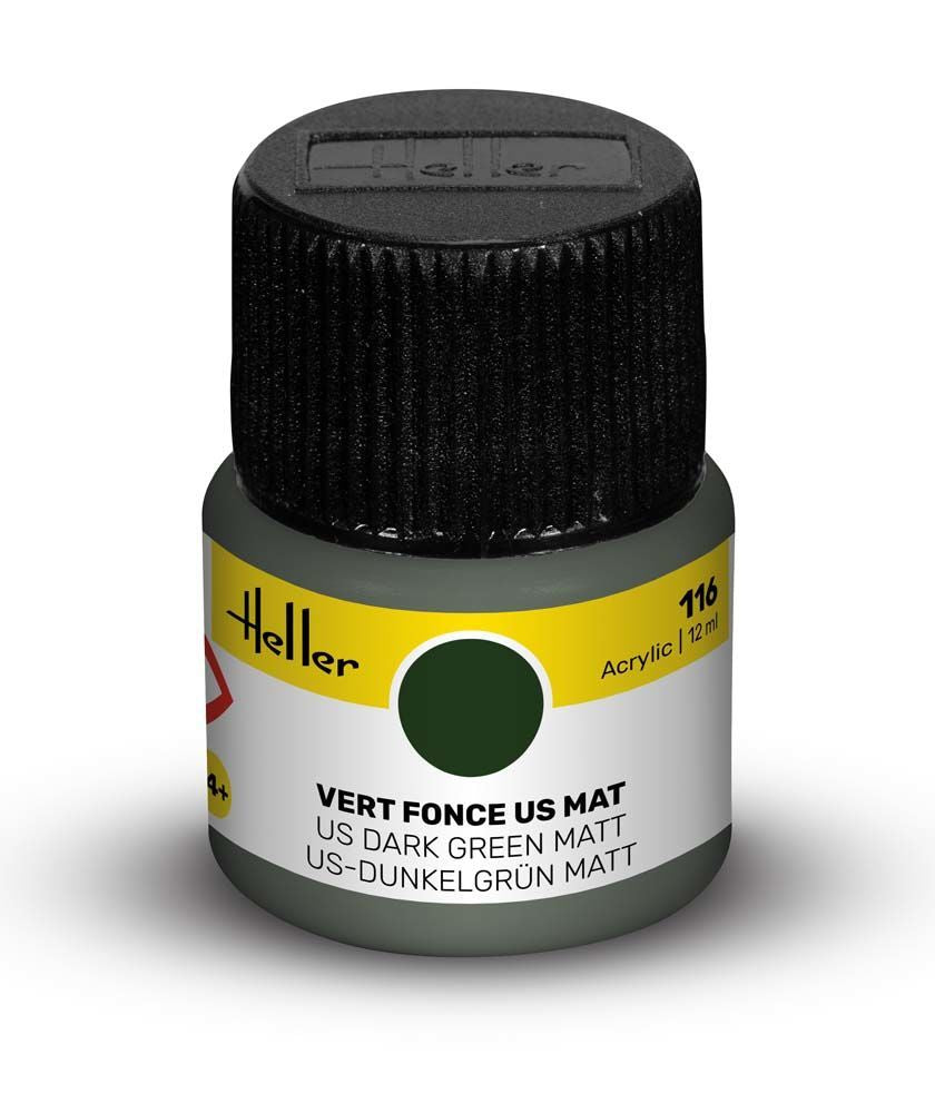 Peinture Acrylic 116 vert fonce us mat