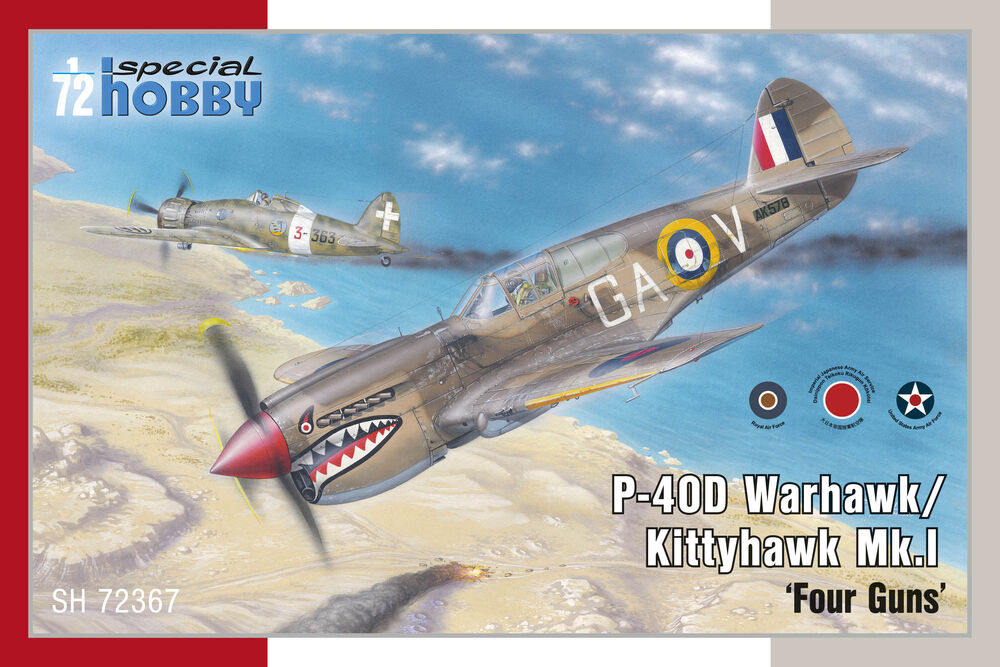 P-40D Warhawk/Kittyhawk Mk.I 'Four Guns'