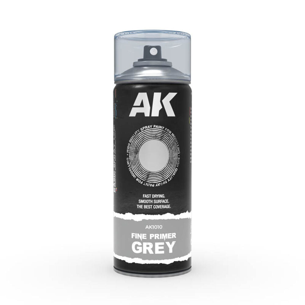 Fine Primer Grey - Spray 400ml (Includes 2 nozzles)