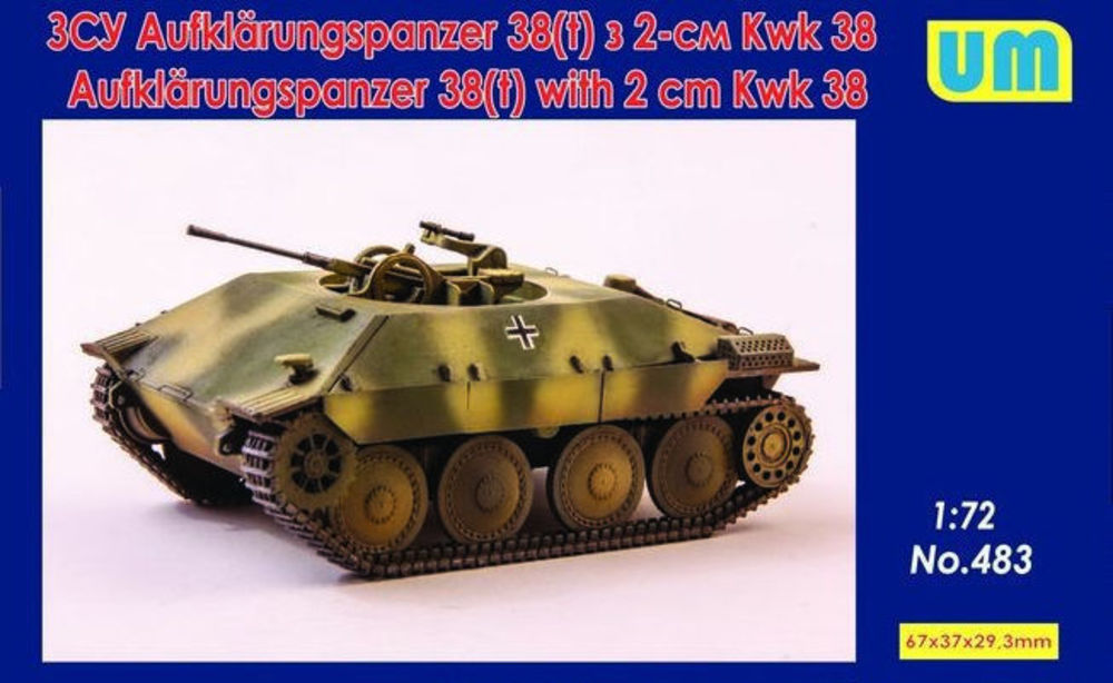 Aufklarungspanzer 38(t) with 2cm Kwk38