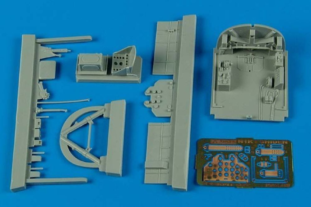 N1K1 Shiden cockpit set for Hasegawa