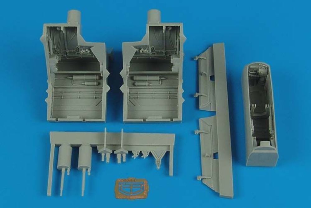 F-22A Raptor wheel bays for Hasegawa