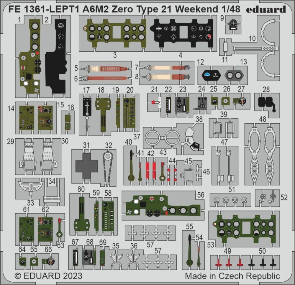 A6M2 Zero Type 21 Weekend 1/48 EDUARD