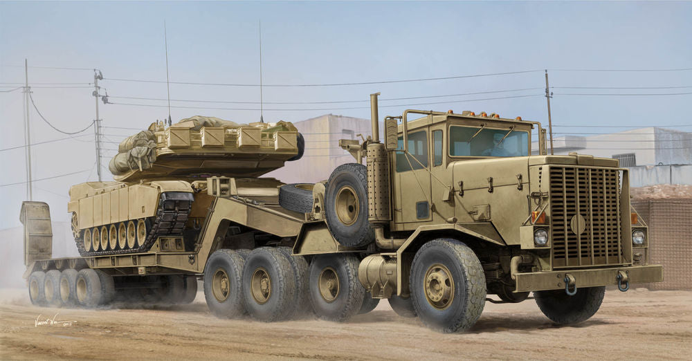 M911 C-HET w/m747 Heavy Equipment Semi- Trailer