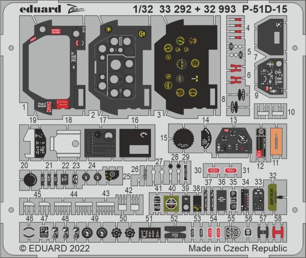 P-51D-15 interior for REVELL