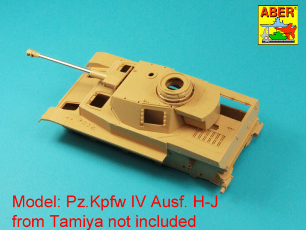 Barrel 75mm  40 L/48 for Pz IVG, H, J without muzzle brake (Tamiya)