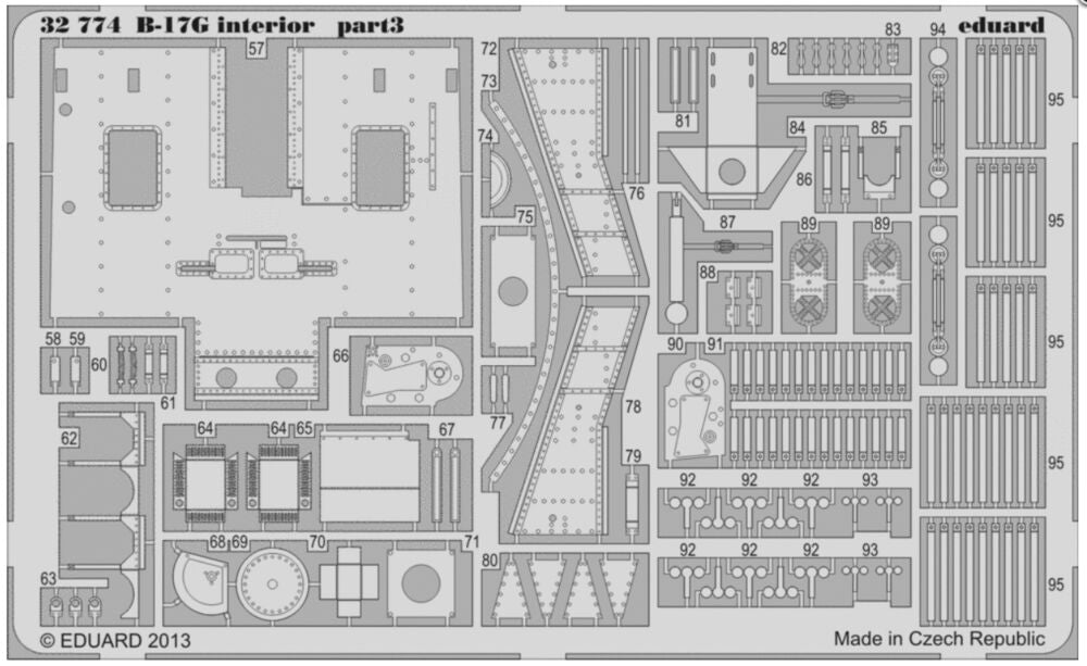 B-17G interior S.A. for HK Models