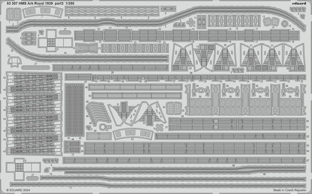 HMS Ark Royal 1939 part 3 1/350 I LOVE KIT