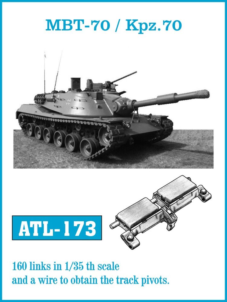 Tracks for MBT-70 / Kpz.70