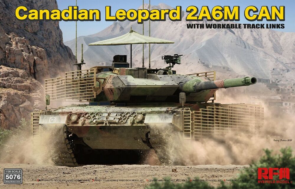 Canadian LEOPARD 2A6M CAN with workable track links