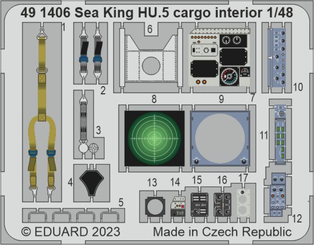 Sea King HU.5 cargo interior 1/48