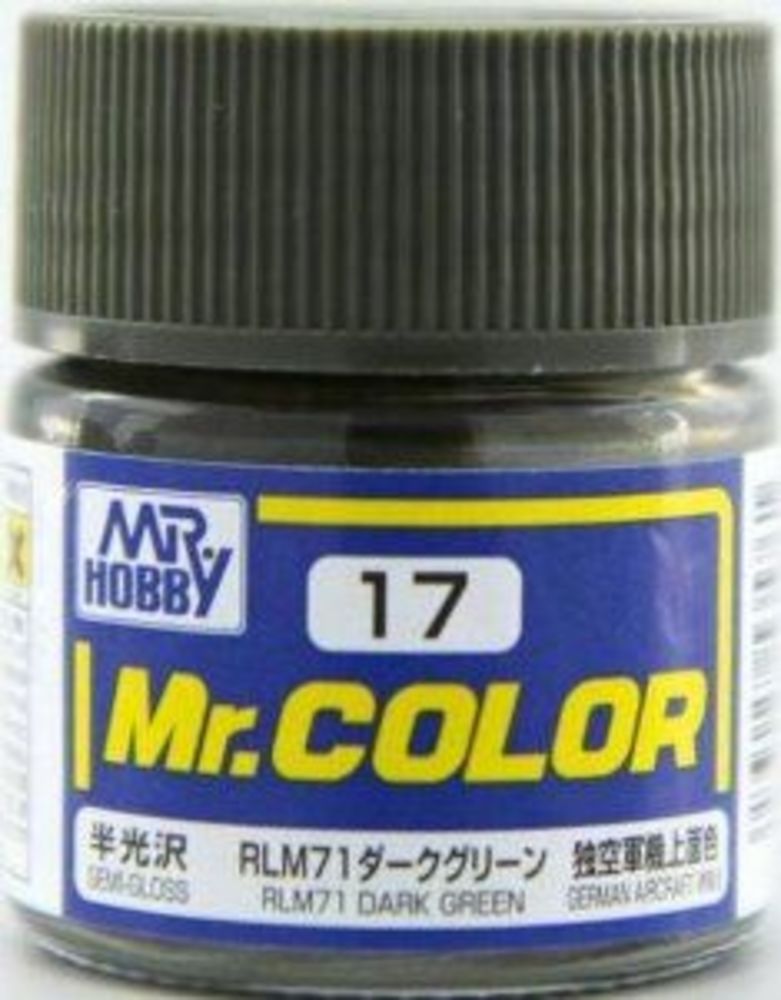 Mr Hobby -Gunze Mr. Color (10 ml) RLM71 Dark Green