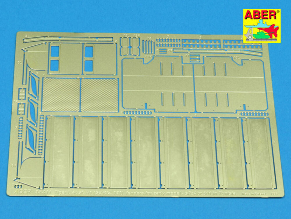 Side fenders for Tiger I H1 (Afrika Korps)