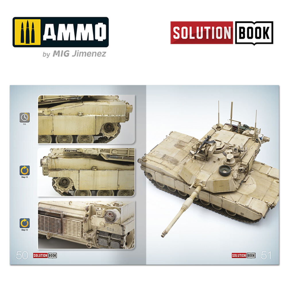 SOLUTION BOOK 16 - How to Paint Modern US Military Sand Sch. English, Castellano, Fran��ais, Deutsch