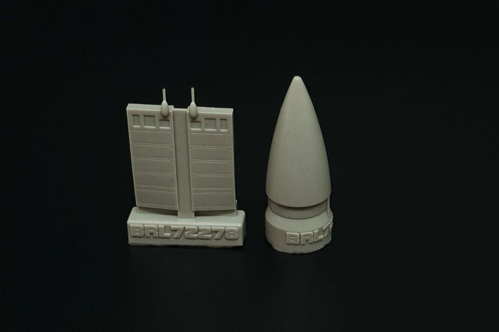 MiG-29A Radome and closed upper jet intakes (Italeri kit)