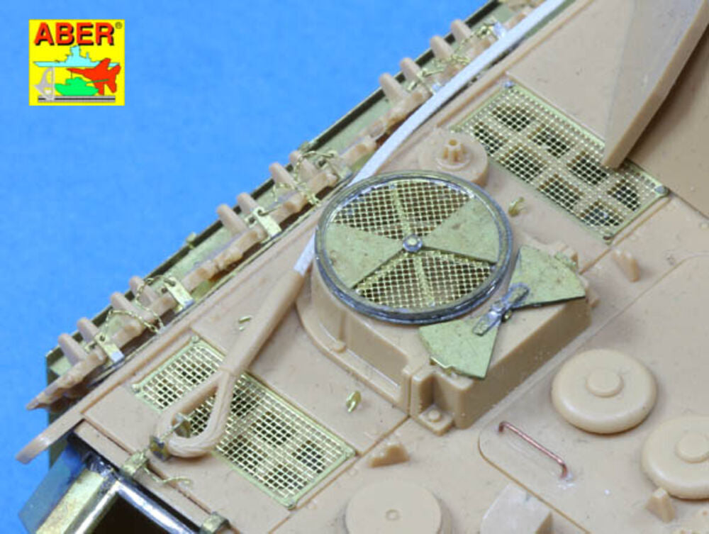 Grilles for Sd.Kfz. 171 Panther, Ausf.G Late model