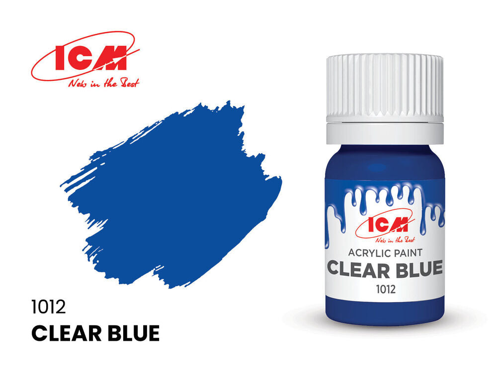 CLEAR COLORS  Clear Blue bottle 12 ml