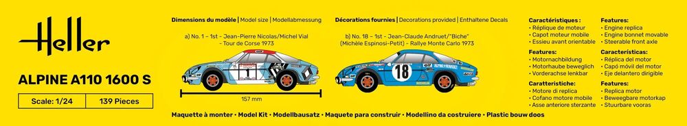 STARTER KIT Alpine A110 (1600)