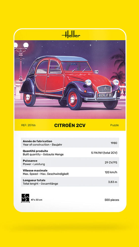 Puzzle Citroen 2CV 500 Pieces