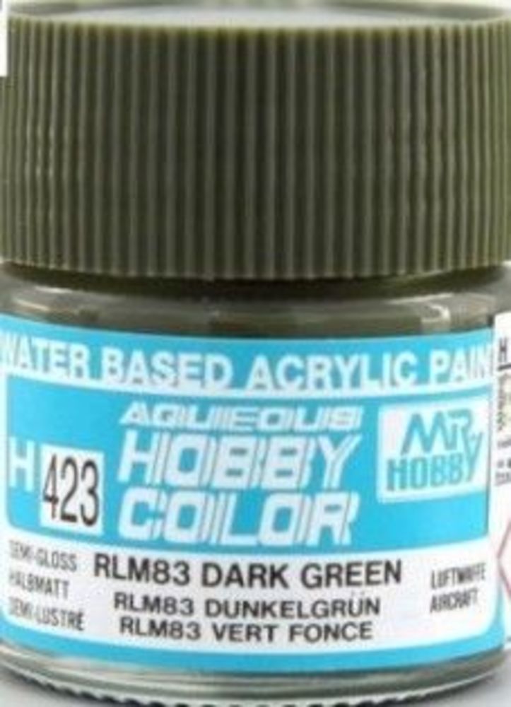 Mr Hobby -Gunze Aqueous Hobby Colors (10 ml) RLM83 Dark Green