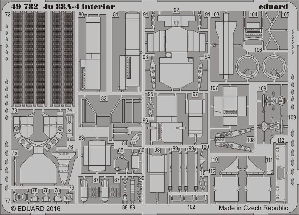 Ju 88A-4 interior for ICM