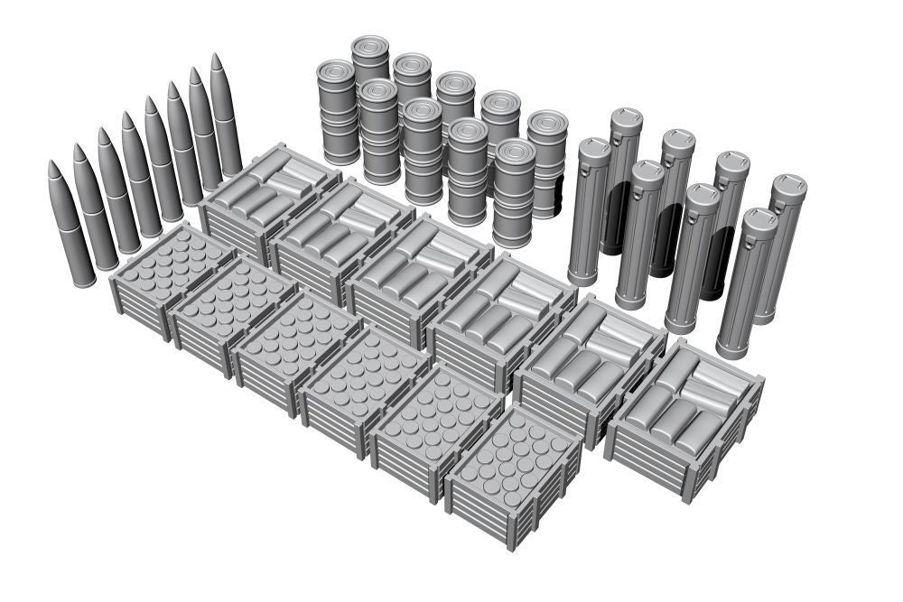 U-Boot VII-IX Ammo and Food Supplies, for Revell