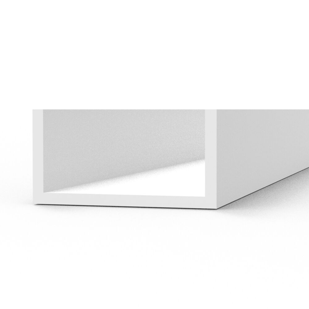 U Channel 5.0 width x 350mm - STYRENE STRIP