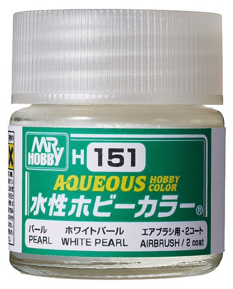 Mr Hobby -Gunze Aqueous Hobby Colors  (10 ml) White Pearl