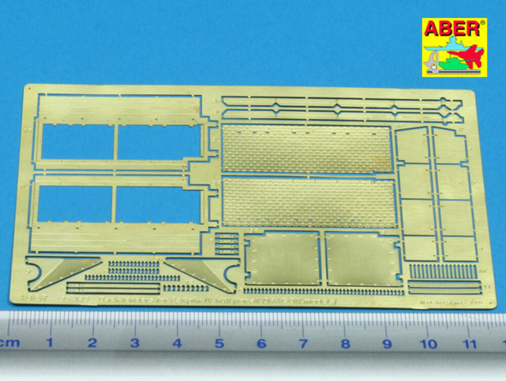 Back fenders for PzKpfw IV hull